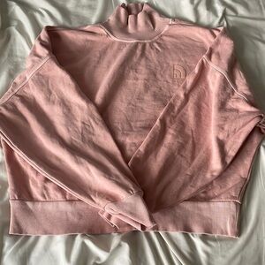 North face turtle neck sweater